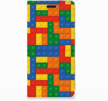 B2Ctelecom Nokia 3.1 (2018) Standcase Hoesje Design Blokken