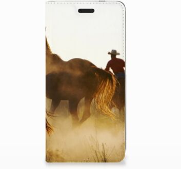 B2Ctelecom Nokia 3.1 (2018) Standcase Hoesje Design Cowboy