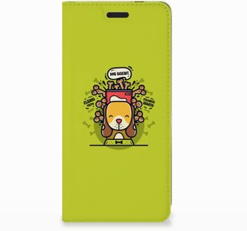 B2Ctelecom Nokia 3.1 (2018) Standcase Hoesje Design Doggy Biscuit