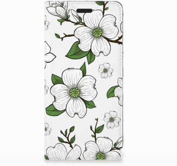 B2Ctelecom Nokia 3.1 (2018) Standcase Hoesje Design Dogwood Flowers