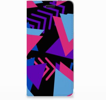 B2Ctelecom Nokia 3.1 (2018) Standcase Hoesje Design Funky Triangle