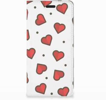 B2Ctelecom Nokia 3.1 (2018) Standcase Hoesje Design Hearts