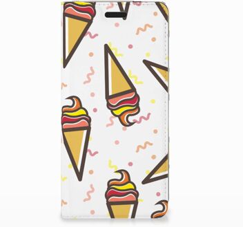 B2Ctelecom Nokia 3.1 (2018) Standcase Hoesje Design Icecream