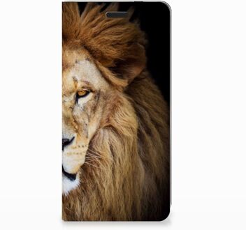 B2Ctelecom Nokia 3.1 (2018) Standcase Hoesje Design Leeuw