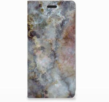 B2Ctelecom Nokia 3.1 (2018) Standcase Hoesje Design Marmer Grijs