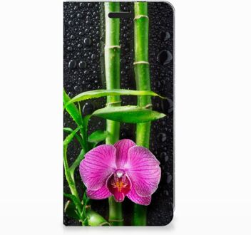 B2Ctelecom Nokia 3.1 (2018) Standcase Hoesje Design Orchidee