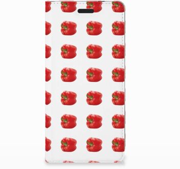 B2Ctelecom Nokia 3.1 (2018) Standcase Hoesje Design Paprika Red