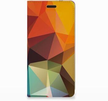 B2Ctelecom Nokia 3.1 (2018) Standcase Hoesje Design Polygon Color