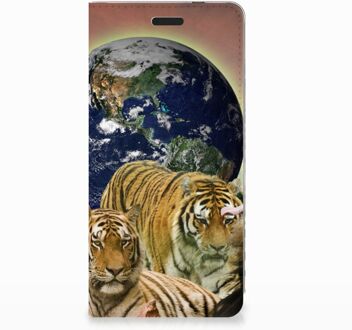 B2Ctelecom Nokia 3.1 (2018) Standcase Hoesje Design Roofdieren