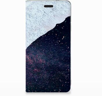 B2Ctelecom Nokia 3.1 (2018) Standcase Hoesje Design Sea in Space