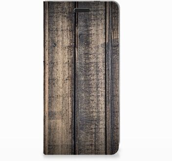 B2Ctelecom Nokia 3.1 (2018) Standcase Hoesje Design Steigerhout