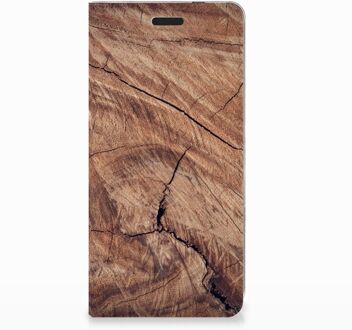 B2Ctelecom Nokia 3.1 (2018) Standcase Hoesje Design Tree Trunk