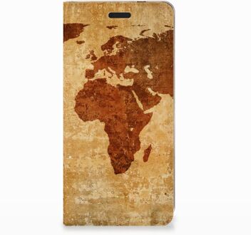 B2Ctelecom Nokia 3.1 (2018) Standcase Hoesje Design Wereldkaart