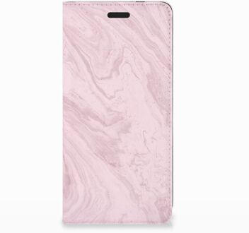 B2Ctelecom Nokia 3.1 (2018) Standcase Hoesje Marble Pink