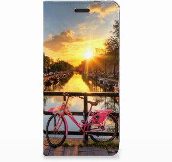 B2Ctelecom Nokia 3.1 (2018) Uniek Standcase Hoesje Amsterdamse Grachten