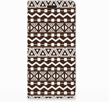 B2Ctelecom Nokia 3.1 (2018) Uniek Standcase Hoesje Aztec Brown