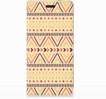 B2Ctelecom Nokia 3.1 (2018) Uniek Standcase Hoesje Aztec Yellow