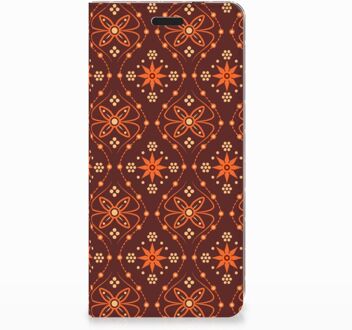 B2Ctelecom Nokia 3.1 (2018) Uniek Standcase Hoesje Batik Brown