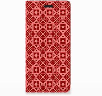 B2Ctelecom Nokia 3.1 (2018) Uniek Standcase Hoesje Batik Red