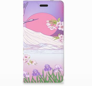 B2Ctelecom Nokia 3.1 (2018) Uniek Standcase Hoesje Bird Flying