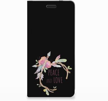 B2Ctelecom Nokia 3.1 (2018) Uniek Standcase Hoesje Boho Text