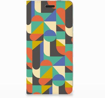 B2Ctelecom Nokia 3.1 (2018) Uniek Standcase Hoesje Funky Retro