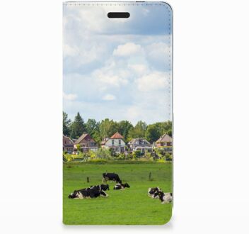 B2Ctelecom Nokia 3.1 (2018) Uniek Standcase Hoesje Koeien