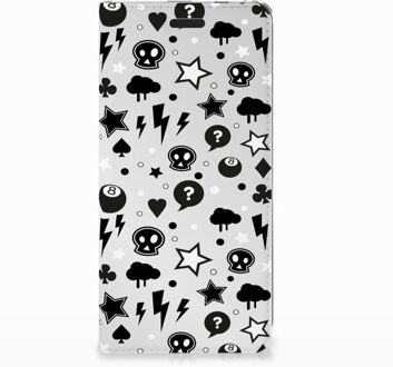 B2Ctelecom Nokia 3.1 (2018) Uniek Standcase Hoesje Silver Punk