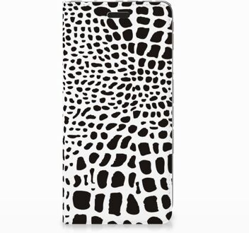 B2Ctelecom Nokia 3.1 (2018) Uniek Standcase Hoesje Slangenprint