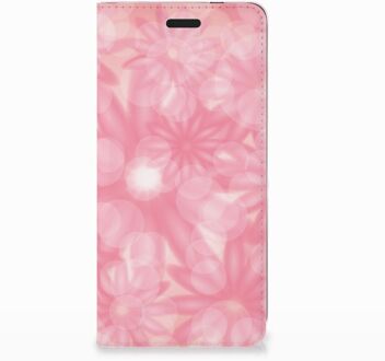 B2Ctelecom Nokia 3.1 (2018) Uniek Standcase Hoesje Spring Flowers