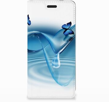 B2Ctelecom Nokia 3.1 (2018) Uniek Standcase Hoesje Vlinders