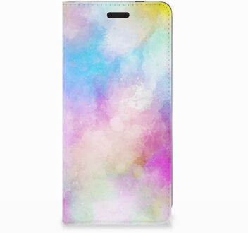 B2Ctelecom Nokia 3.1 (2018) Uniek Standcase Hoesje Watercolor Light