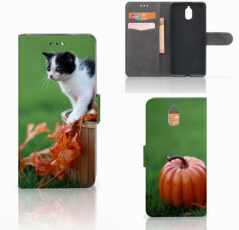 B2Ctelecom Nokia 3.1 (2018) Wallet Book Case Hoesje Kitten