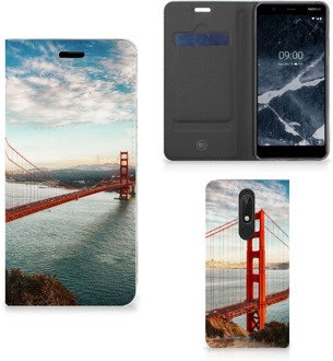 B2Ctelecom Nokia 5.1 (2018) Book Cover Golden Gate Bridge