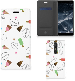 B2Ctelecom Nokia 5.1 (2018) Flip Style Cover IJsjes