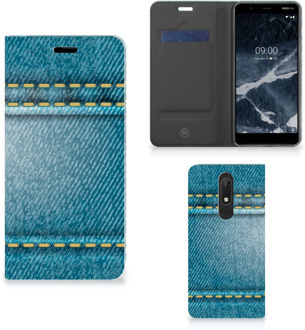 B2Ctelecom Nokia 5.1 (2018) Hippe Standcase Jeans