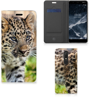 B2Ctelecom Nokia 5.1 (2018) Hoesje maken Baby Luipaard