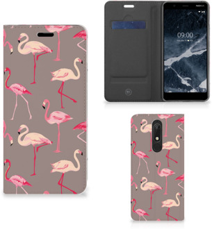 B2Ctelecom Nokia 5.1 (2018) Hoesje maken Flamingo