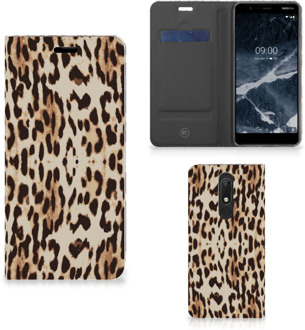 B2Ctelecom Nokia 5.1 (2018) Hoesje maken Leopard