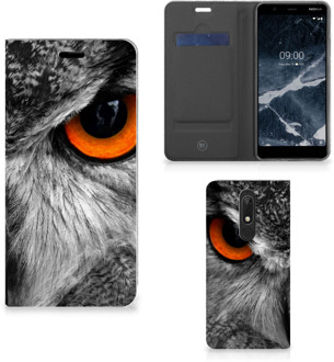 B2Ctelecom Nokia 5.1 (2018) Hoesje maken Uil