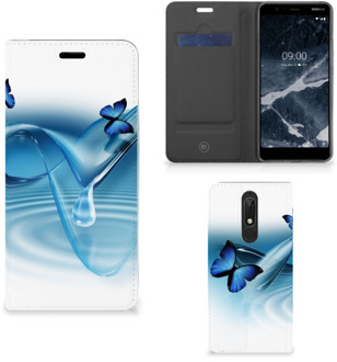 B2Ctelecom Nokia 5.1 (2018) Hoesje maken Vlinders