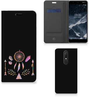 B2Ctelecom Nokia 5.1 (2018) Magnet Case Boho Dreamcatcher