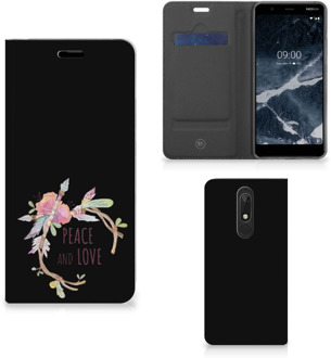 B2Ctelecom Nokia 5.1 (2018) Magnet Case Boho Text