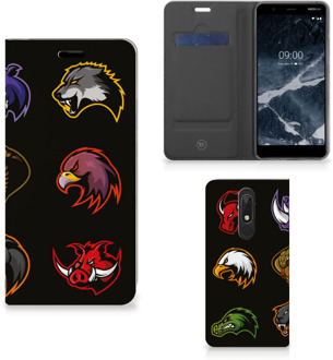 B2Ctelecom Nokia 5.1 (2018) Magnet Case Cartoon