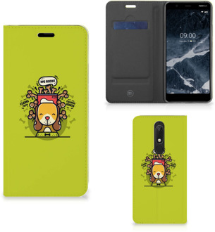 B2Ctelecom Nokia 5.1 (2018) Magnet Case Doggy Biscuit