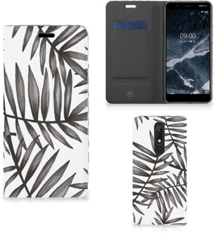 B2Ctelecom Nokia 5.1 (2018) Smart Cover Leaves Grey