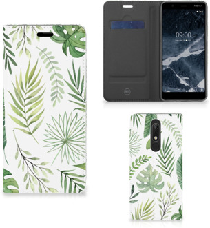 B2Ctelecom Nokia 5.1 (2018) Smart Cover Leaves