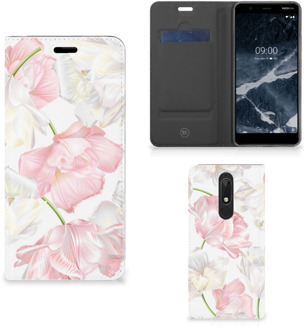 B2Ctelecom Nokia 5.1 (2018) Smart Cover Lovely Flowers