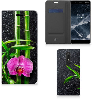 B2Ctelecom Nokia 5.1 (2018) Smart Cover Orchidee