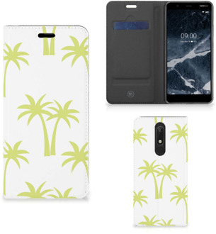 B2Ctelecom Nokia 5.1 (2018) Smart Cover Palmtrees